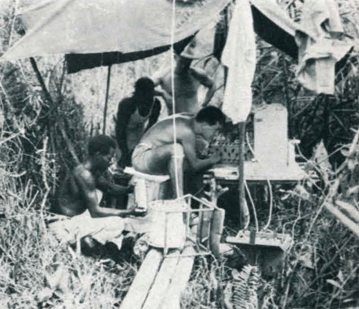 Erste transistorisierte refraktionsseismische Apparatur 1956