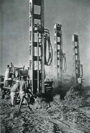 Bohrgeräte M 400, Bohren mit Luftspülung in Äthiopien