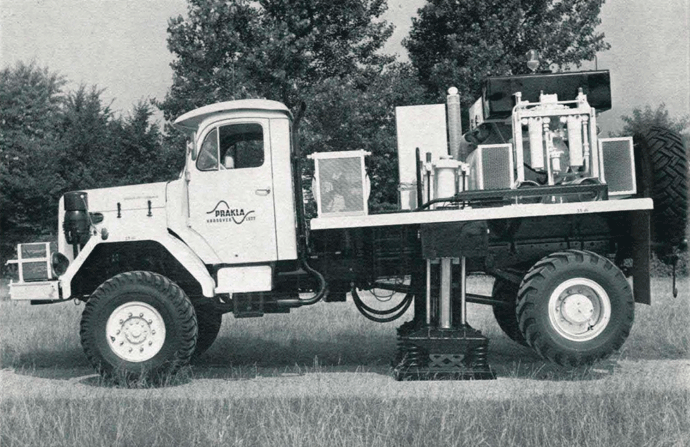 Von PRAKLA gebauter Vibrator