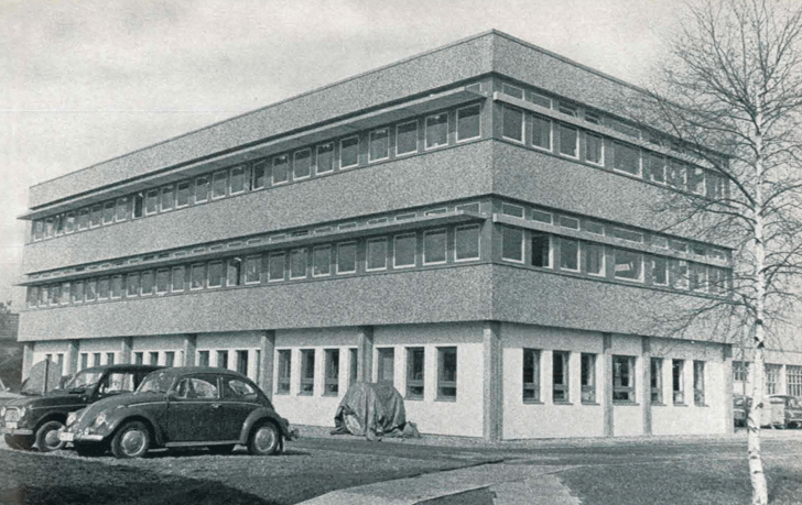 Entwicklungslabor,das neue Gebäude in der Eupener Straße