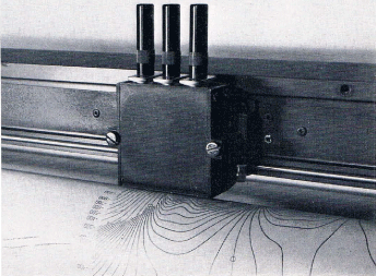 Schreibkopf des Trommelplotters