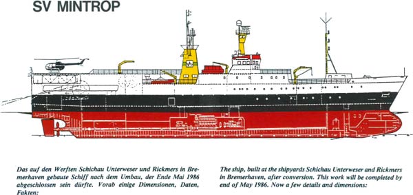 Das neueste Schiff unserer Hochseemeßflotte SV MINTROP